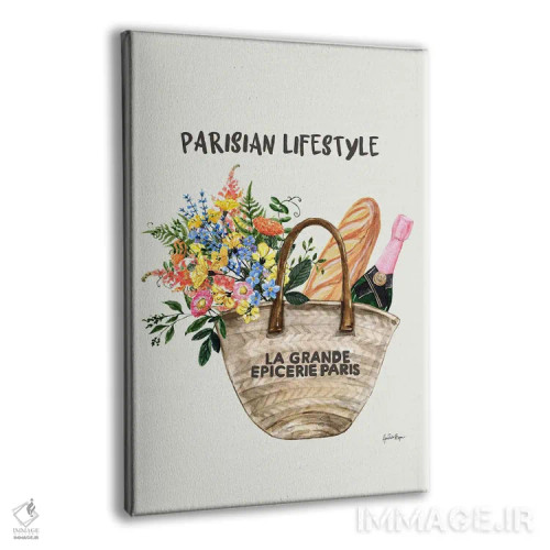 تابلو سبک زندگی پاریسی اثر آنا پائولا هوپه - نمای پرسپکتیو محصول