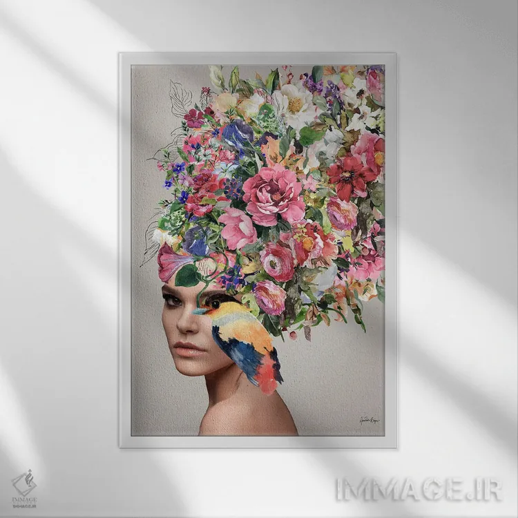 تابلو کارمل دو (نام خاص/ادامه) اثر آنا پائولا هوپه - نمای قابدار سفید