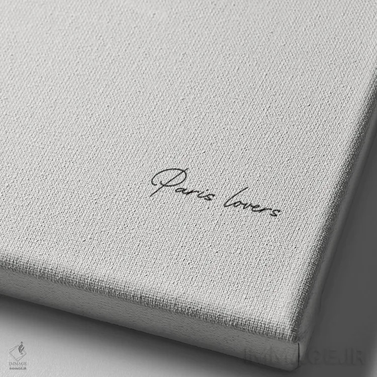 تابلو دلباختگان پاریس اثر آنا پائولا هوپه - نمای نزدیک بافت بوم