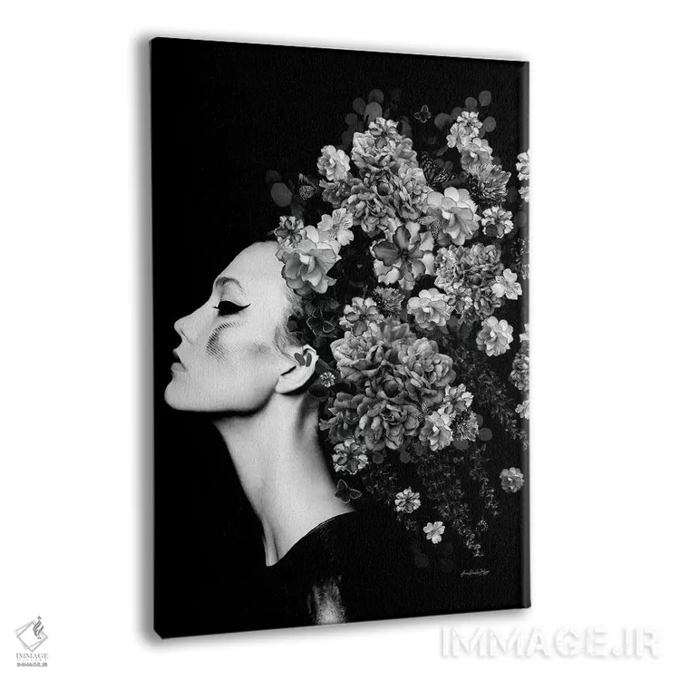 تابلو انسانشناسی سیاه و سفید اثر آنا پائولا هوپه - نمای پرسپکتیو محصول