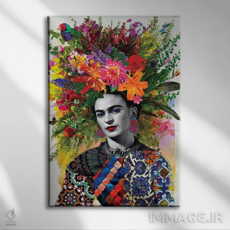 تابلو فریدا کولی (گیپسی فریدا) اثر آنا پائولا هوپه - نمای روبهرو روی دیوار