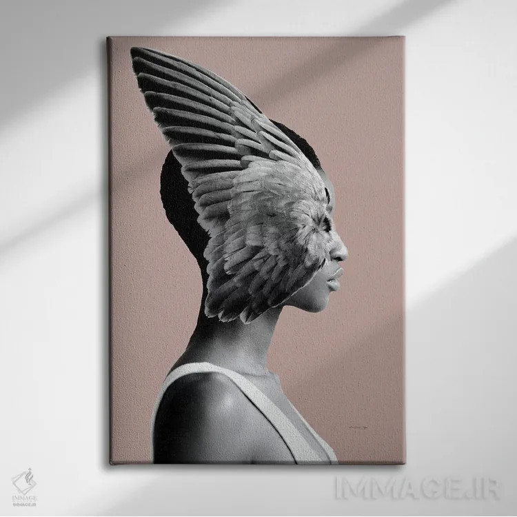 تابلو بلبل اثر آنا پائولا هوپه - نمای روبهرو روی دیوار