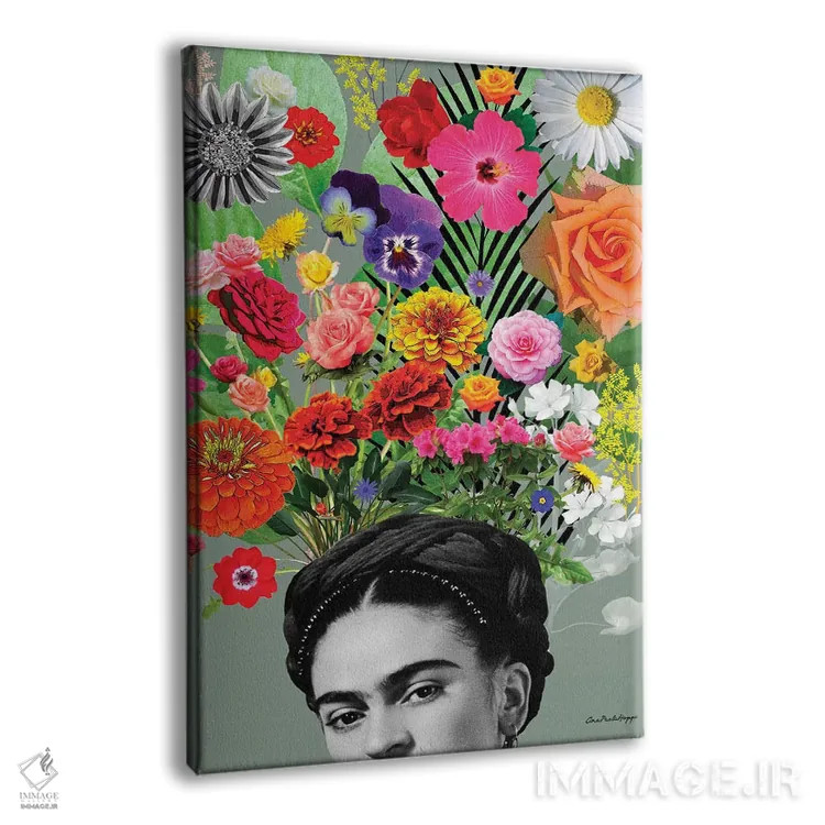 تابلو فریدا و فلور اثر آنا پائولا هوپه - نمای پرسپکتیو محصول