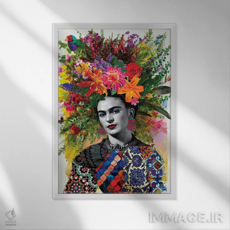 تابلو فریدا کولی (گیپسی فریدا) اثر آنا پائولا هوپه - نمای قابدار سفید