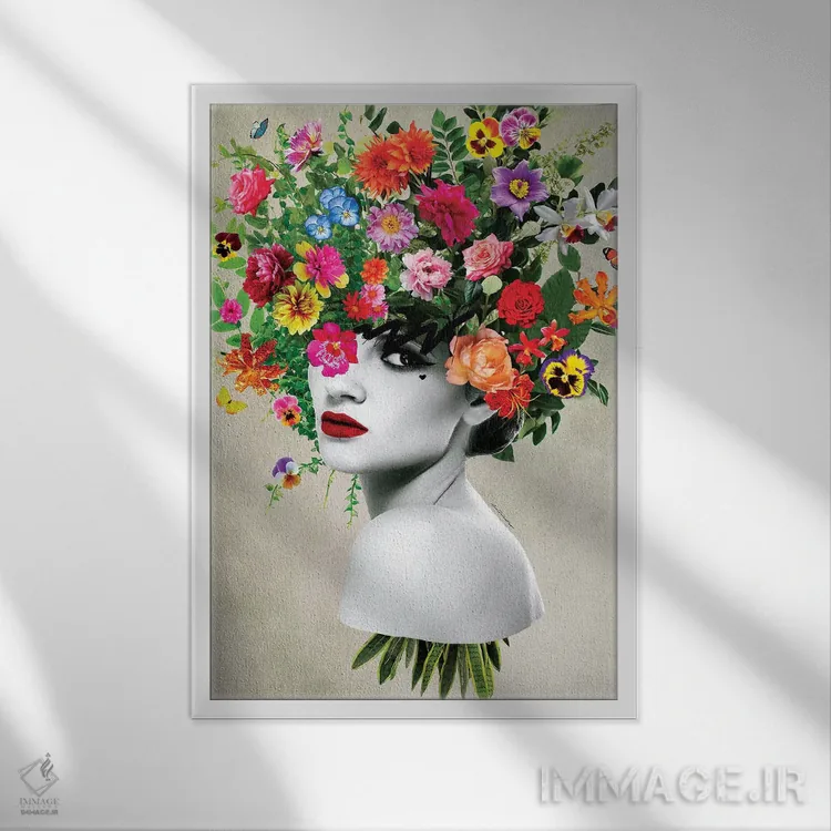 تابلو خودت را دوست داشته باش اثر آنا پائولا هوپه - نمای قابدار سفید