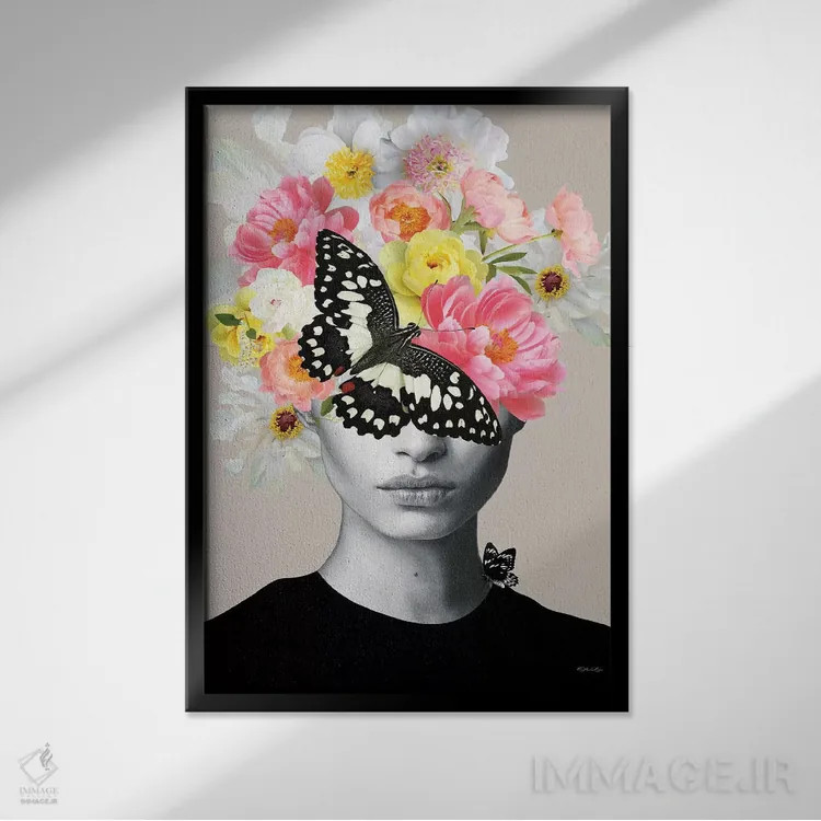 تابلو امی آیوی اثر آنا پائولا هوپه - نمای قابدار مشکی