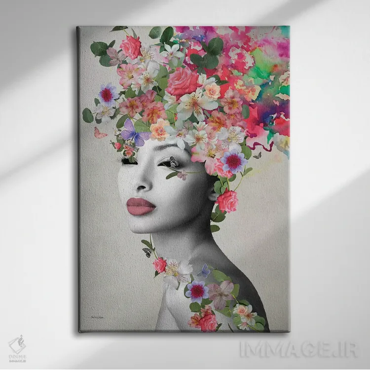 تابلو میکا روزا اثر آنا پائولا هوپه - نمای روبهرو روی دیوار