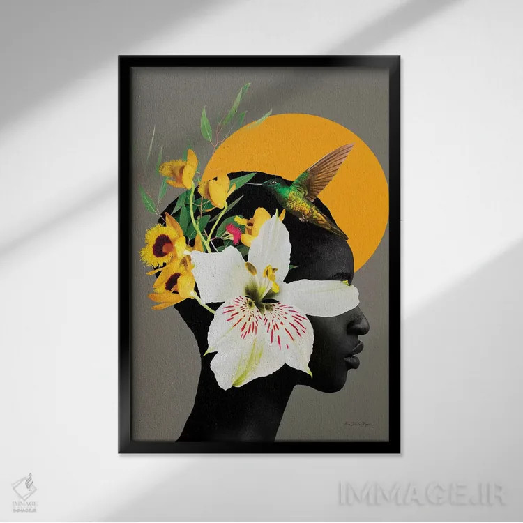 تابلو پیرو اثر آنا پائولا هوپه - نمای قابدار مشکی