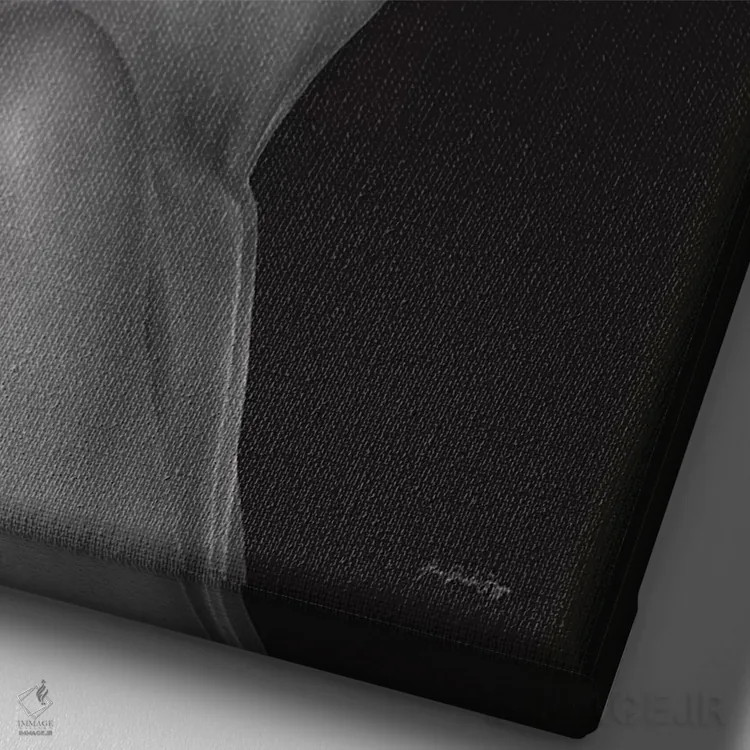 تابلو کورین اثر آنا پائولا هوپه - نمای نزدیک بافت بوم