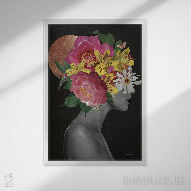 تابلو کورین اثر آنا پائولا هوپه - نمای قابدار سفید