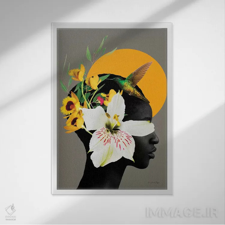 تابلو پیرو اثر آنا پائولا هوپه - نمای قابدار سفید