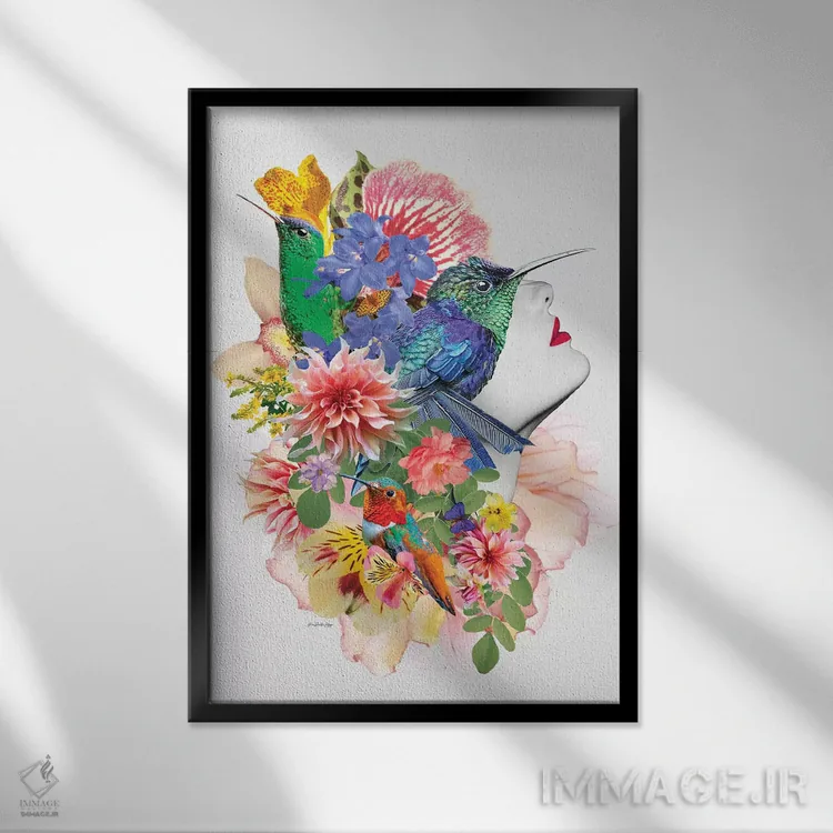 تابلو الا میخواند اثر آنا پائولا هوپه - نمای قابدار مشکی