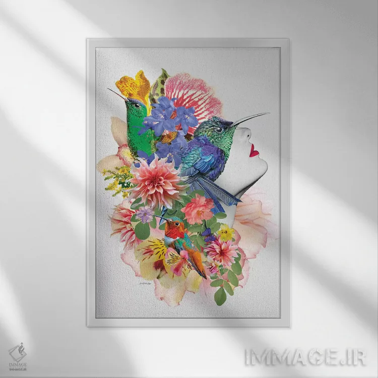 تابلو الا میخواند اثر آنا پائولا هوپه - نمای قابدار سفید