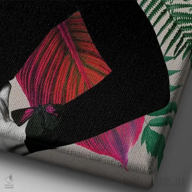 تابلو سیِنا اثر آنا پائولا هوپه - نمای نزدیک بافت بوم