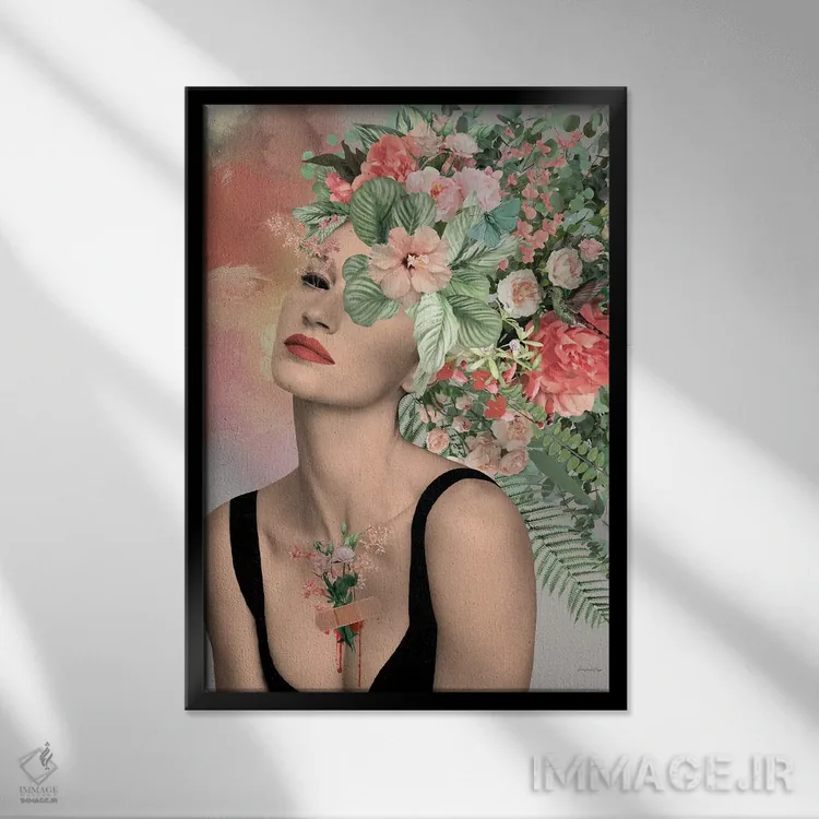 تابلو پیاف اثر آنا پائولا هوپه - نمای قابدار مشکی