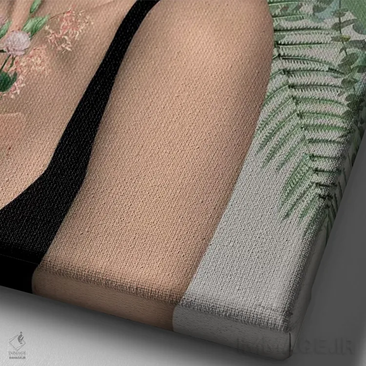 تابلو پیاف اثر آنا پائولا هوپه - نمای نزدیک بافت بوم