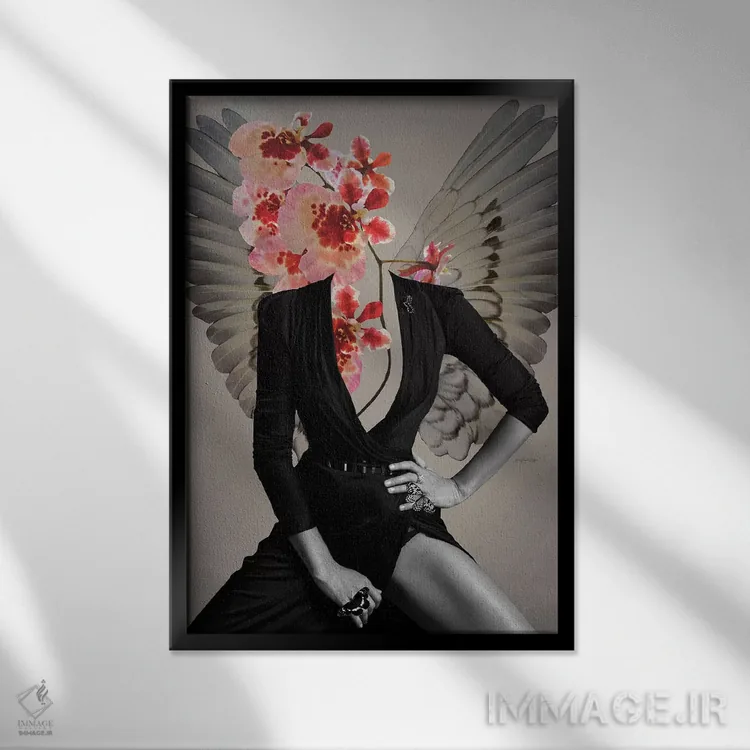 تابلو ایسا اثر آنا پائولا هوپه - نمای قابدار مشکی