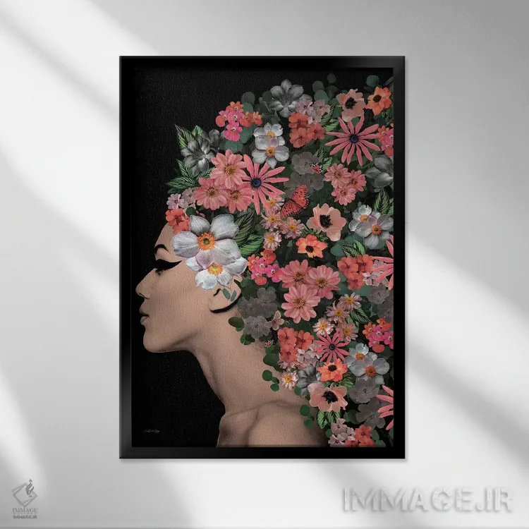 تابلو نائومی اثر آنا پائولا هوپه - نمای قابدار مشکی