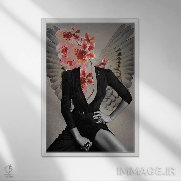 تابلو ایسا اثر آنا پائولا هوپه - نمای قابدار سفید