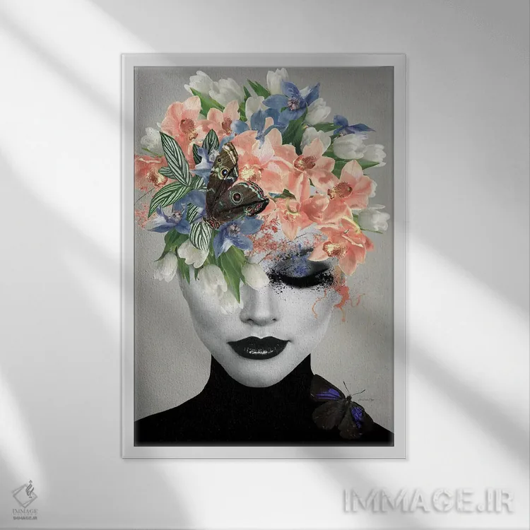 تابلو بهار در لندن اثر آنا پائولا هوپه - نمای قابدار سفید