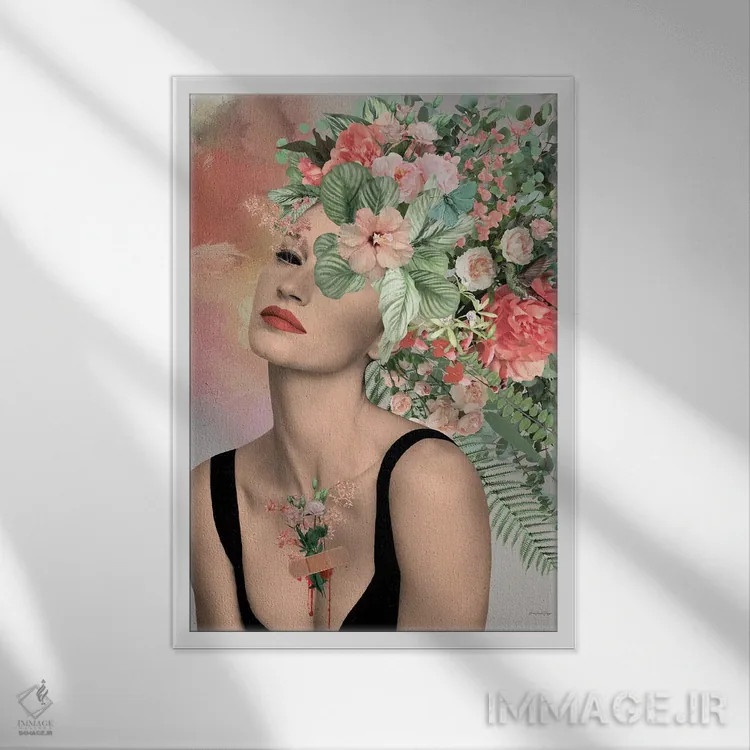 تابلو پیاف اثر آنا پائولا هوپه - نمای قابدار سفید