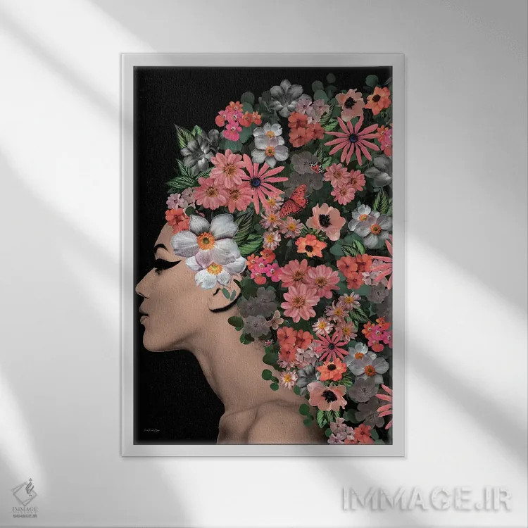 تابلو نائومی اثر آنا پائولا هوپه - نمای قابدار سفید