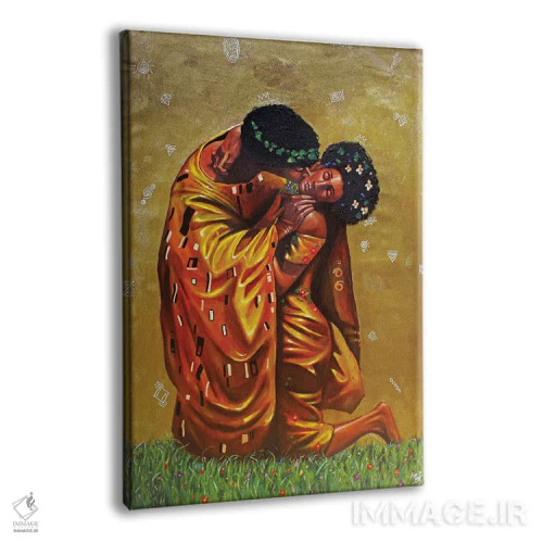 تابلو بوسه اثر آلو پروسپر - نمای پرسپکتیو محصول