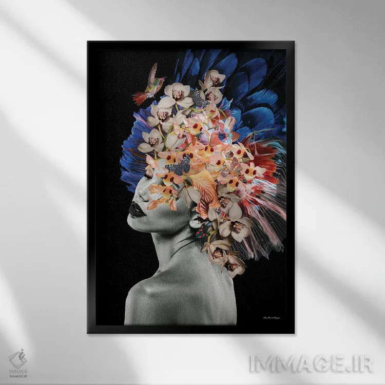 تابلو امیلیانا اثر آنا پائولا هوپه - نمای قابدار مشکی