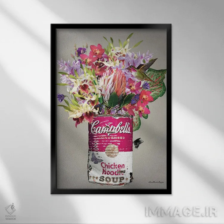 تابلو پروتئا اثر آنا پائولا هوپه - نمای قابدار مشکی