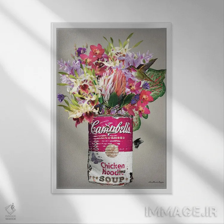 تابلو پروتئا اثر آنا پائولا هوپه - نمای قابدار سفید