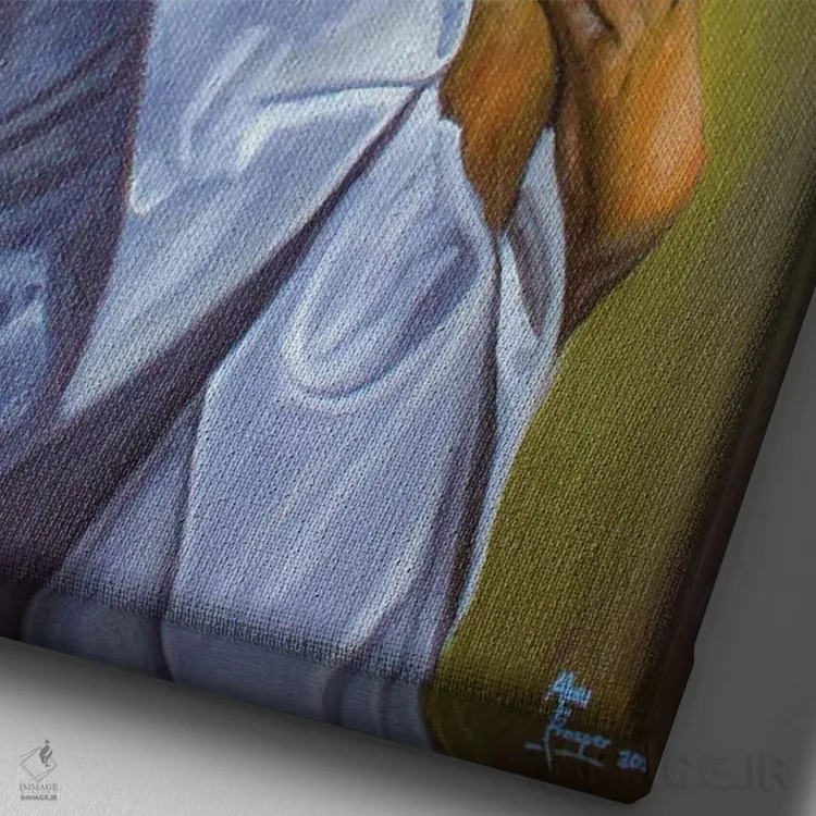 تابلو آنچه تو میبینی اثر آلو پروسپر - نمای نزدیک بافت بوم