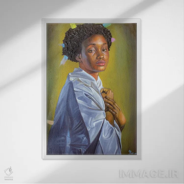 تابلو آنچه تو میبینی اثر آلو پروسپر - نمای قابدار سفید