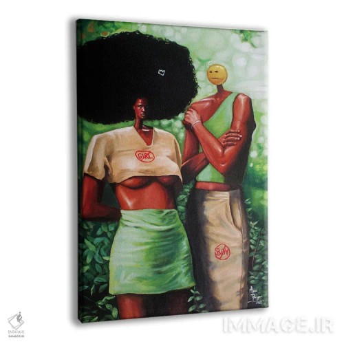 تابلو خواهر و برادر از دو ریشه (خواهر و برادر ناتنی) اثر آلو پروسپر - نمای پرسپکتیو محصول