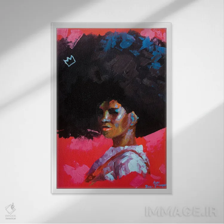 تابلو سیزده اثر آلو پروسپر - نمای قابدار سفید