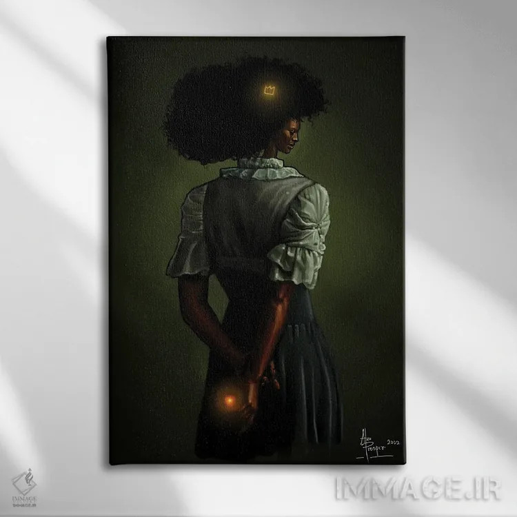 تابلو این نور کوچک من اثر آلو پروسپر - نمای روبهرو روی دیوار