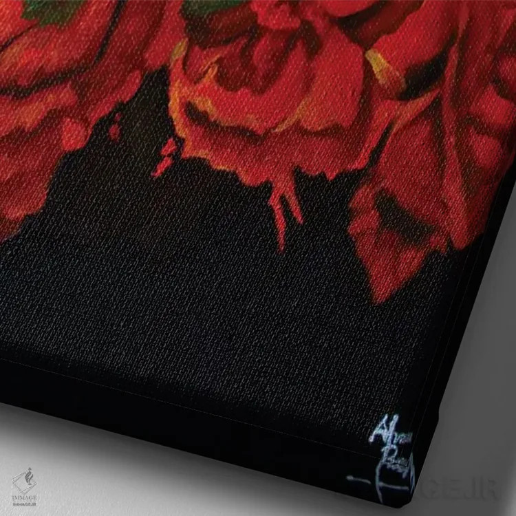 تابلو میدان ال (L) اثر آلو پروسپر - نمای نزدیک بافت بوم