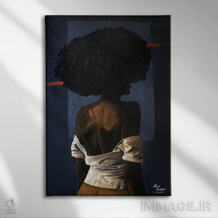 تابلو سرسخت اثر آلو پروسپر - نمای روبهرو روی دیوار