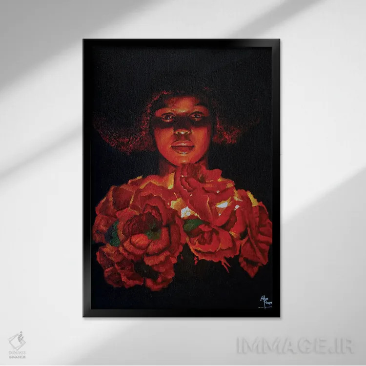 تابلو میدان ال (L) اثر آلو پروسپر - نمای قابدار مشکی