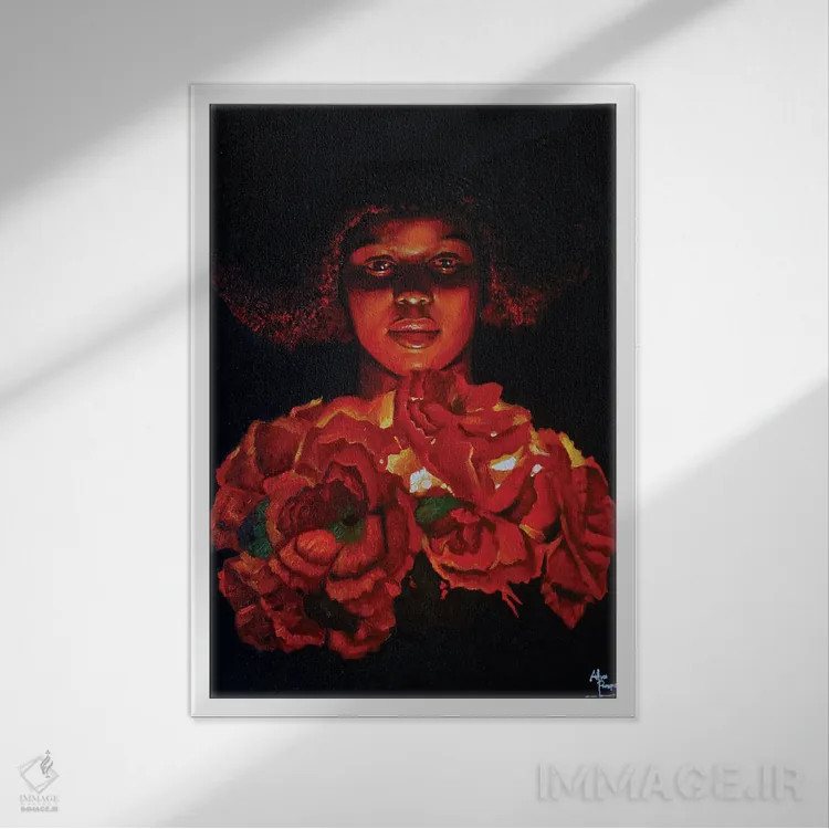 تابلو میدان ال (L) اثر آلو پروسپر - نمای قابدار سفید