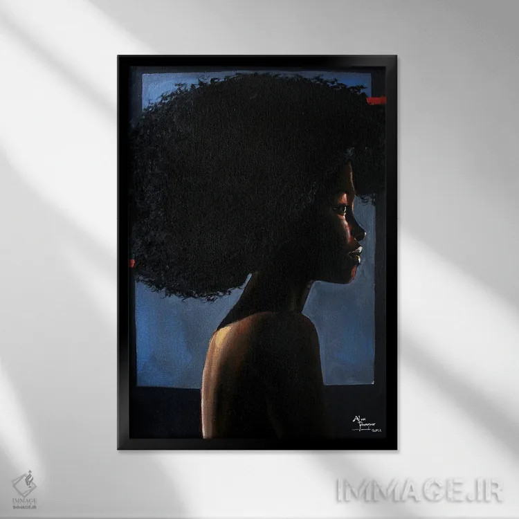 تابلو مصمم اثر آلو پروسپر - نمای قابدار مشکی