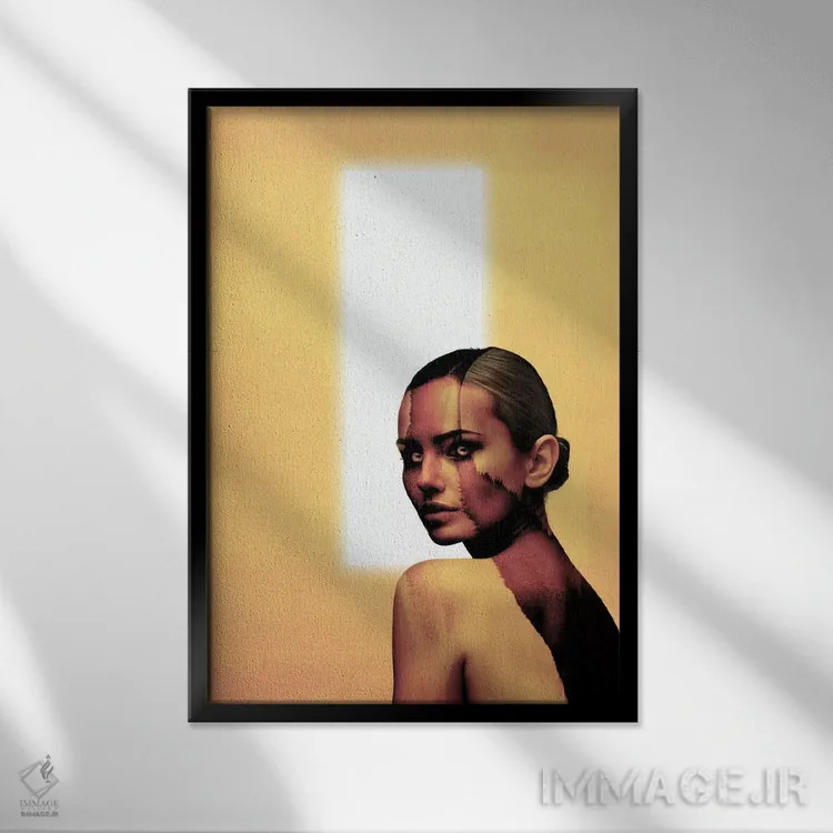 تابلو متعصب اثر آدام پریستر - نمای قابدار مشکی