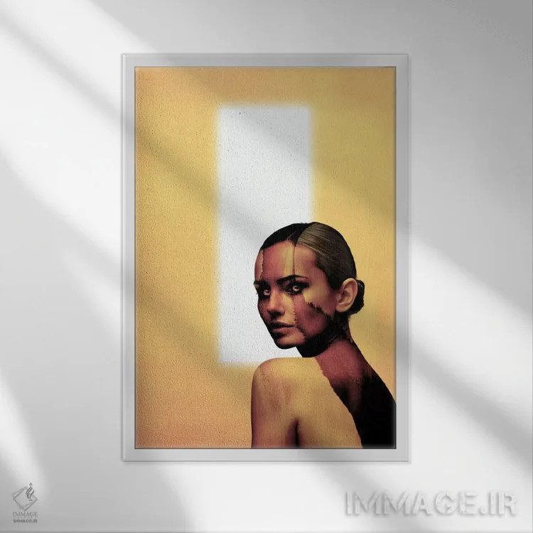 تابلو متعصب اثر آدام پریستر - نمای قابدار سفید