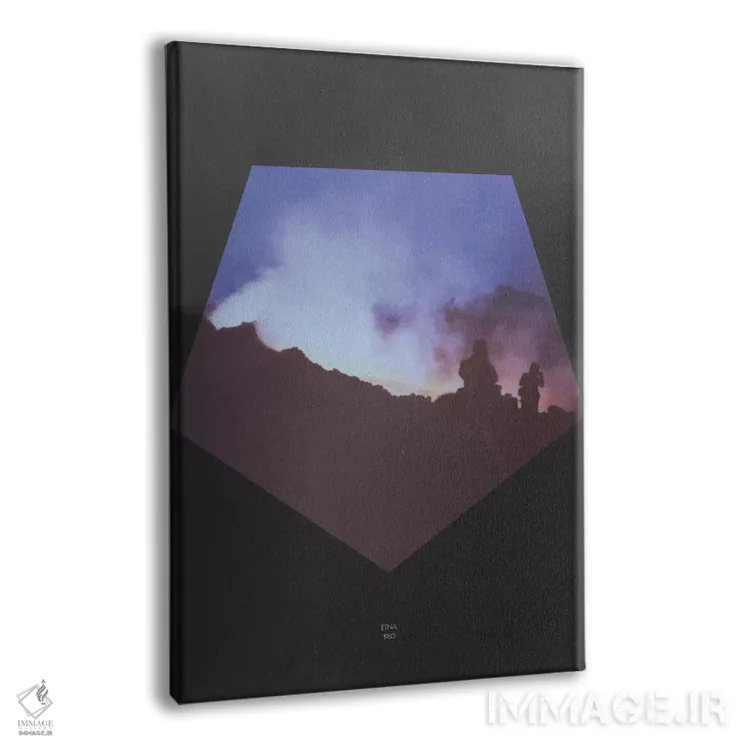 تابلو بوم و پوستر دیواری طرح «E.BW2» اثر Adam Priester - نمای پرسپکتیو محصول