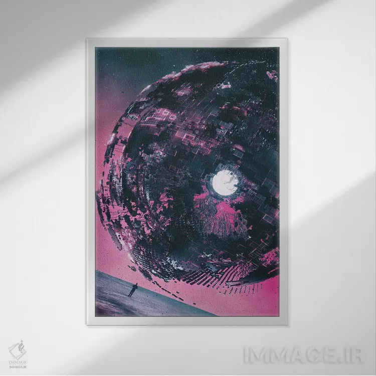 تابلو پایاندهنده (Endggnr) اثر آدام پریستر - نمای قابدار سفید