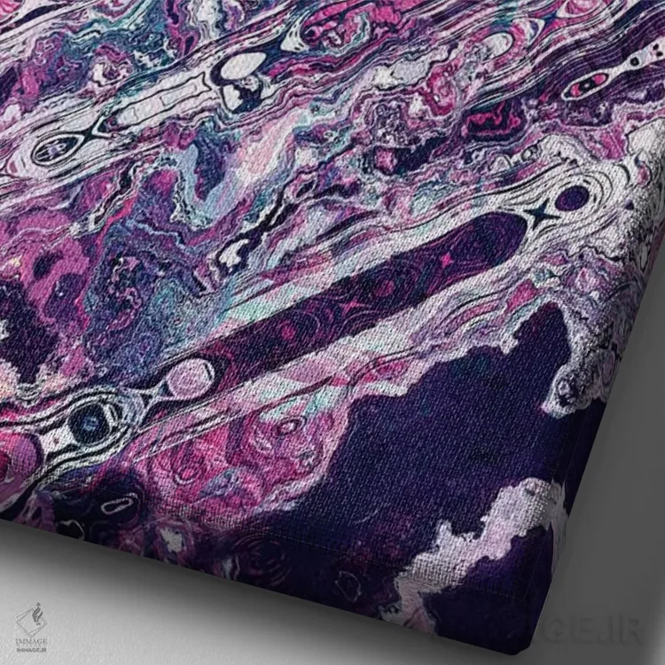 تابلو کانزاس اثر آدام پریستر - نمای نزدیک بافت بوم