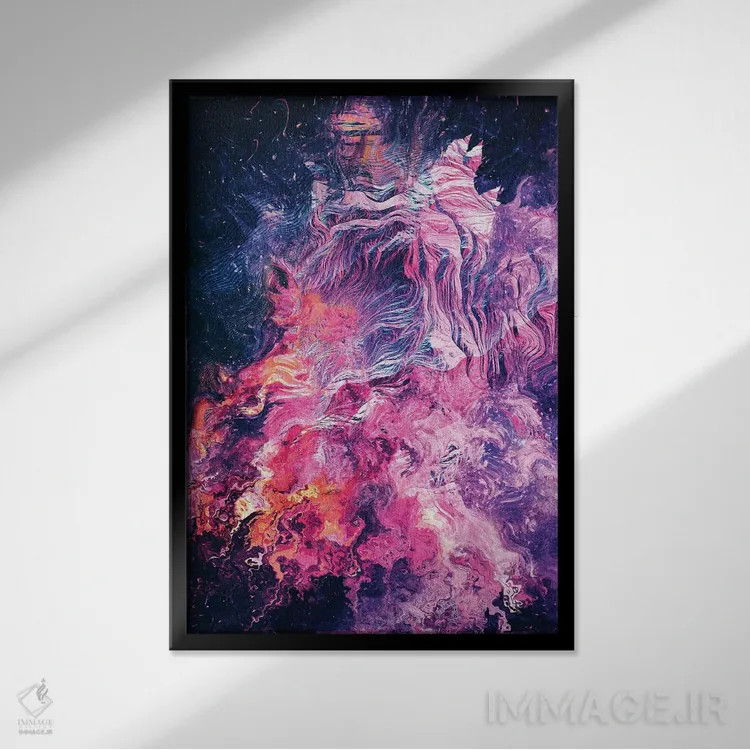 تابلو نزدیک به تاریکی اثر آدام پریستر - نمای قابدار مشکی