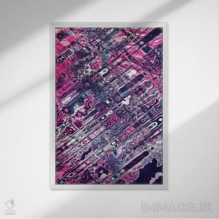 تابلو کانزاس اثر آدام پریستر - نمای قابدار سفید