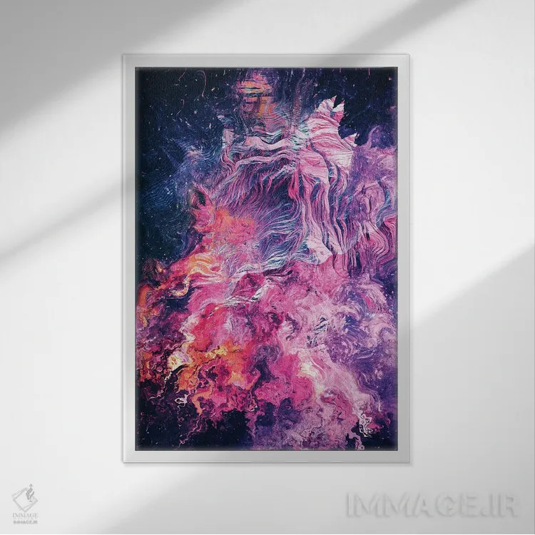 تابلو نزدیک به تاریکی اثر آدام پریستر - نمای قابدار سفید