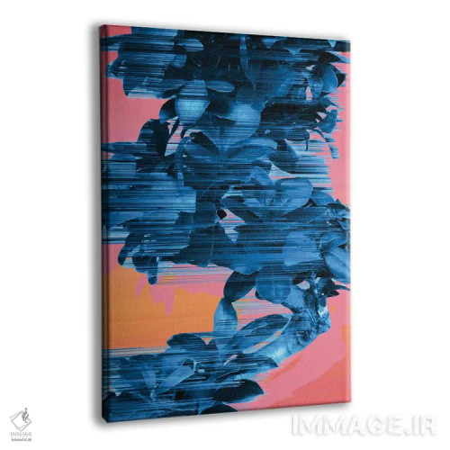 تابلو بوم و پوستر دیواری طرح «Fast Blue Tree» اثر Adam Priester - نمای پرسپکتیو محصول