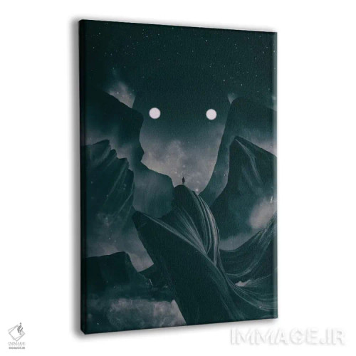 تابلو بوم و پوستر دیواری طرح «Staring Contest» اثر Adam Priester - نمای پرسپکتیو محصول